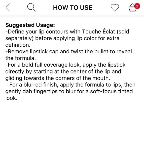 YSL ROUGE PUR COUTURE CARING SATIN LIPSTICK - Picture 9 of 10